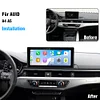 Ugode AUDI A4 A5 2017-2019 year Apple CarPlay Android Auto Display Monitor Upgrade Autoradio Stereo 