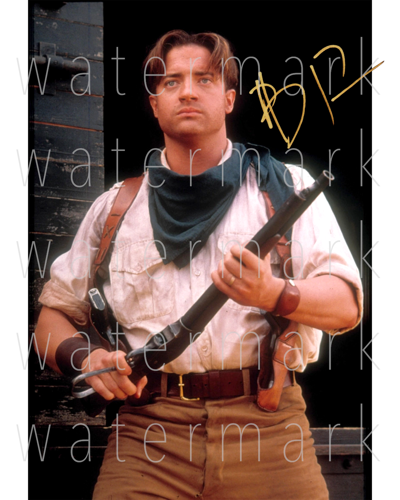 The Mummy Brendan Fraser signed 8X10 inch Photo Poster painting picture poster autograph RP