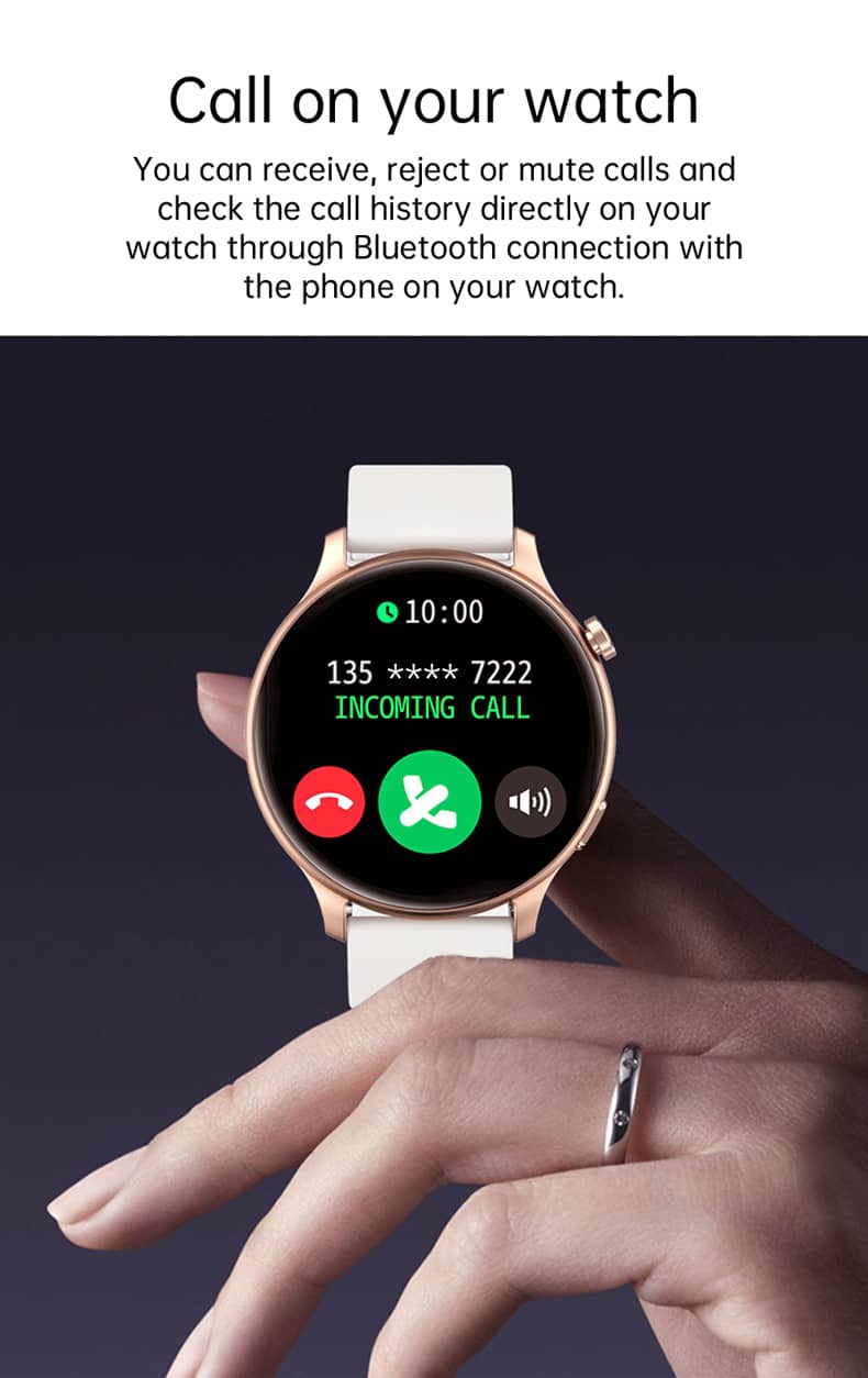 Findtime Smart Watch for Blood Pressure Monitor Heart Rate Blood Oxygen with Bluetooth Calling