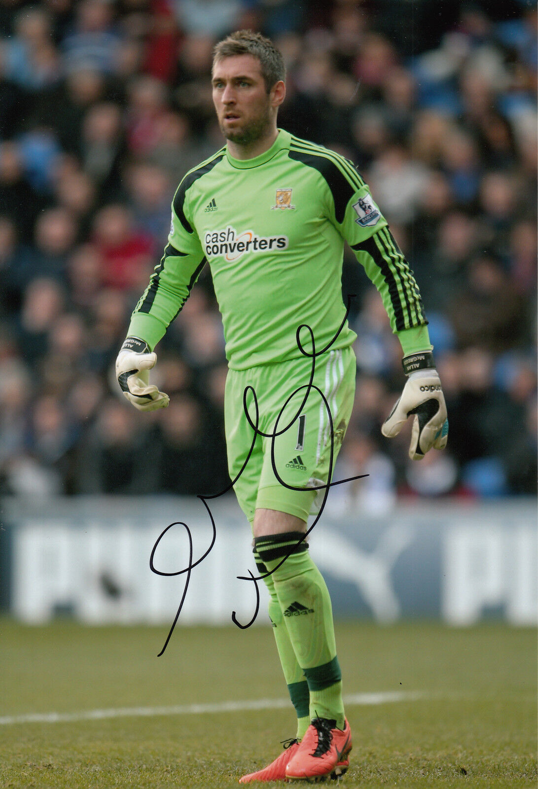 Hull City Hand Signed Allan McGregor 12x8 Photo Poster painting 5.