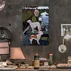 Painting of Old Man with Dogs - Metal Tin Signs(8*12Inch/12*16Inch) - Animal