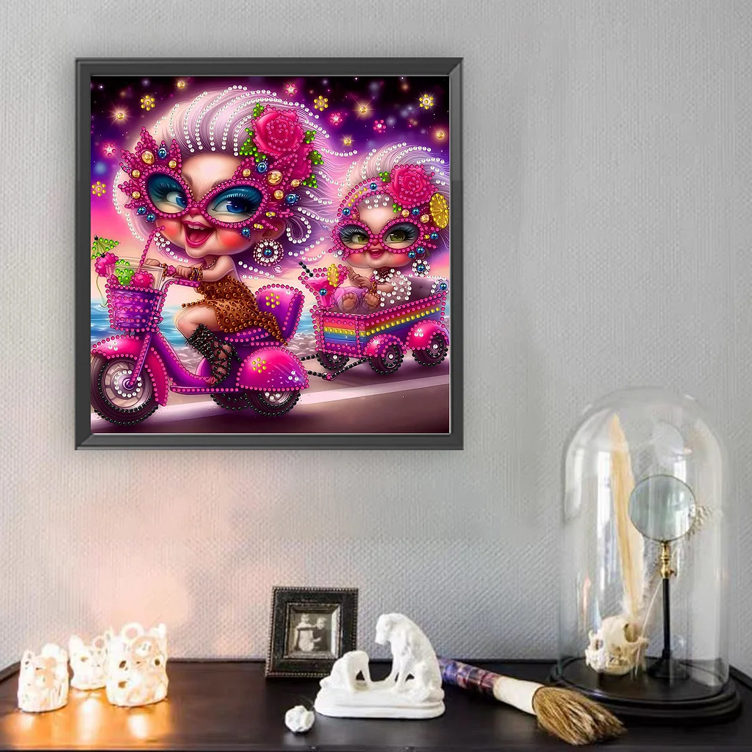 Grandma - Diamond Painting - Partial Special Shaped Drill(Canvas|30*30cm)