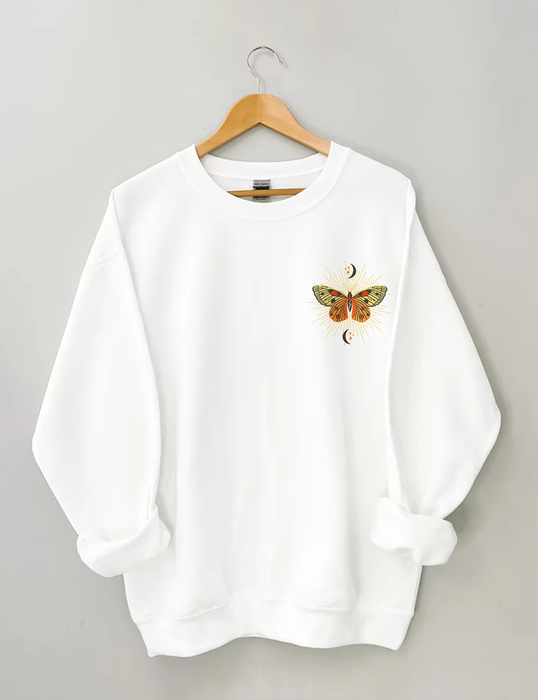 Celestial Moth Butterfly Sweatshirt