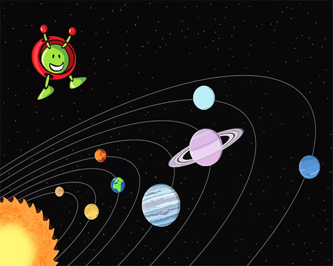 

Poster On Our Universe Solar System – Paint By Numbers - 40*50CM, 501 Original