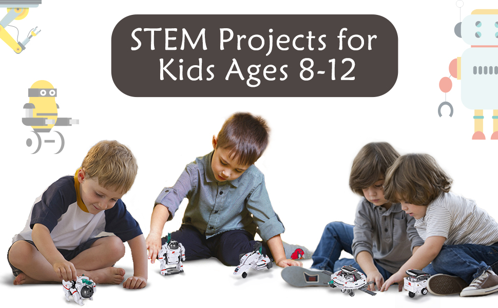 STEM projects for kid age 8-12 game activity 
