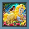Glowing Princess Belle-Full Round Diamond Painting 40*40CM