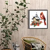 Diamond Painting-DIY Full Round Drill Cardinal on a Branch(40*40cm)