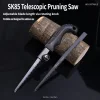 Outdoor portable telescopic pruning saw, small handheld saw for home use, woodworking saw, garden telescopic pruning saw