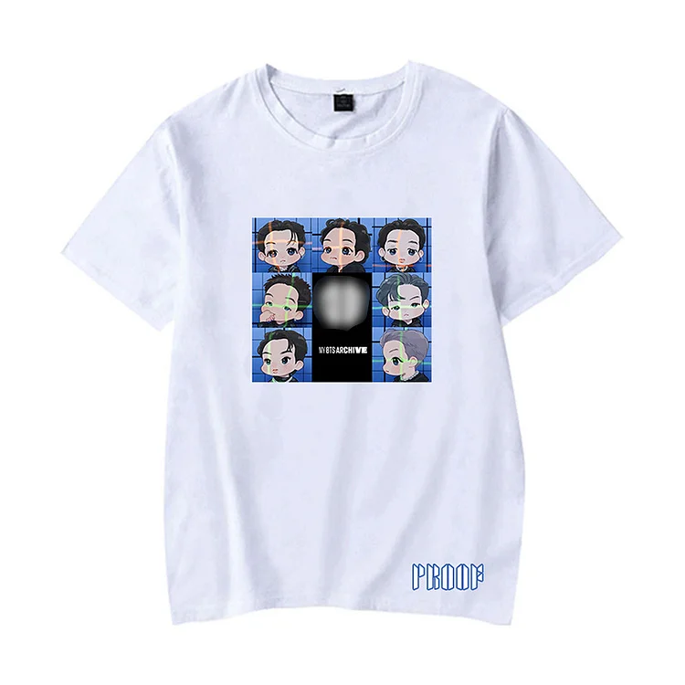 Bangtan Boys Proof Album Photo Cartoon T-shirt - BTS Official Merch