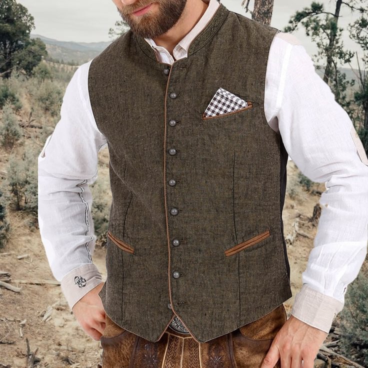 Mens western cowboy vest / [viawink] /