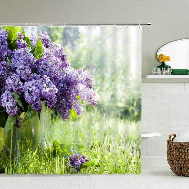 

Shower Curtain – Rural Flowers-180*180cm, 501 Original