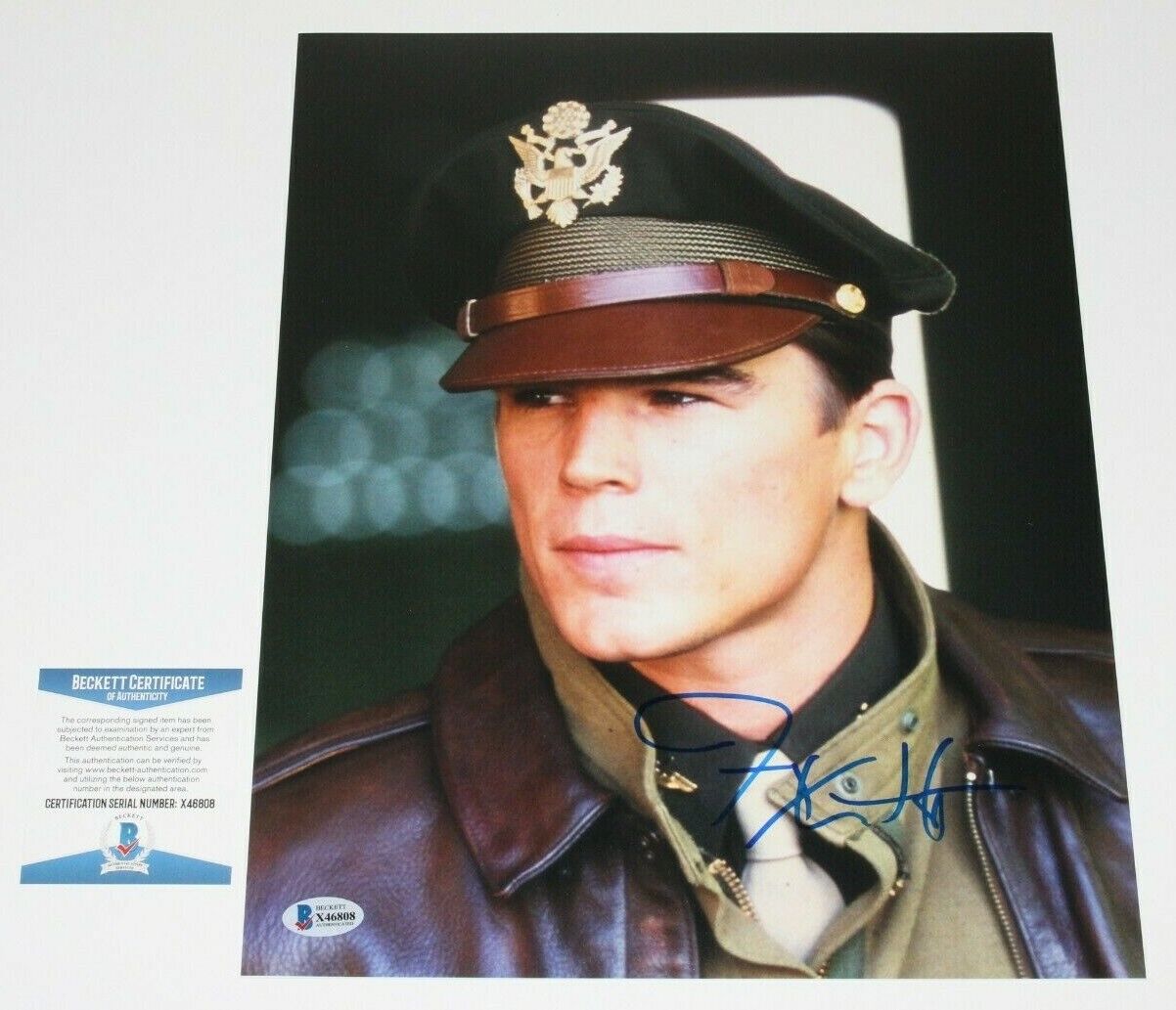 JOSH HARTNETT SIGNED PEARL HARBOR 11X14 Photo Poster painting BECKETT COA PROOF BLACK HAWK DOWN