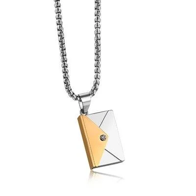 Openable Envelope Pendant I Love You Pendant Personalized Gift For BFF Couples-Mayoulove