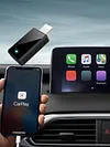 Wired To Wireless Carplay & Android Auto 2 in 1 Dongle USB Plug and Play Adapter