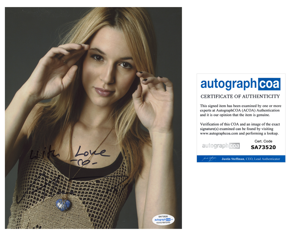 ALONA TAL SIGNED 8X10 Photo Poster painting AUTOGRAPHED SEAL TEAM VERONICA MARS HOT