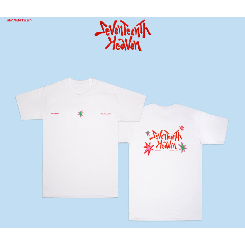 SEVENTEEN Album SEVENTEENTH HEAVEN Logo Design T-shirt