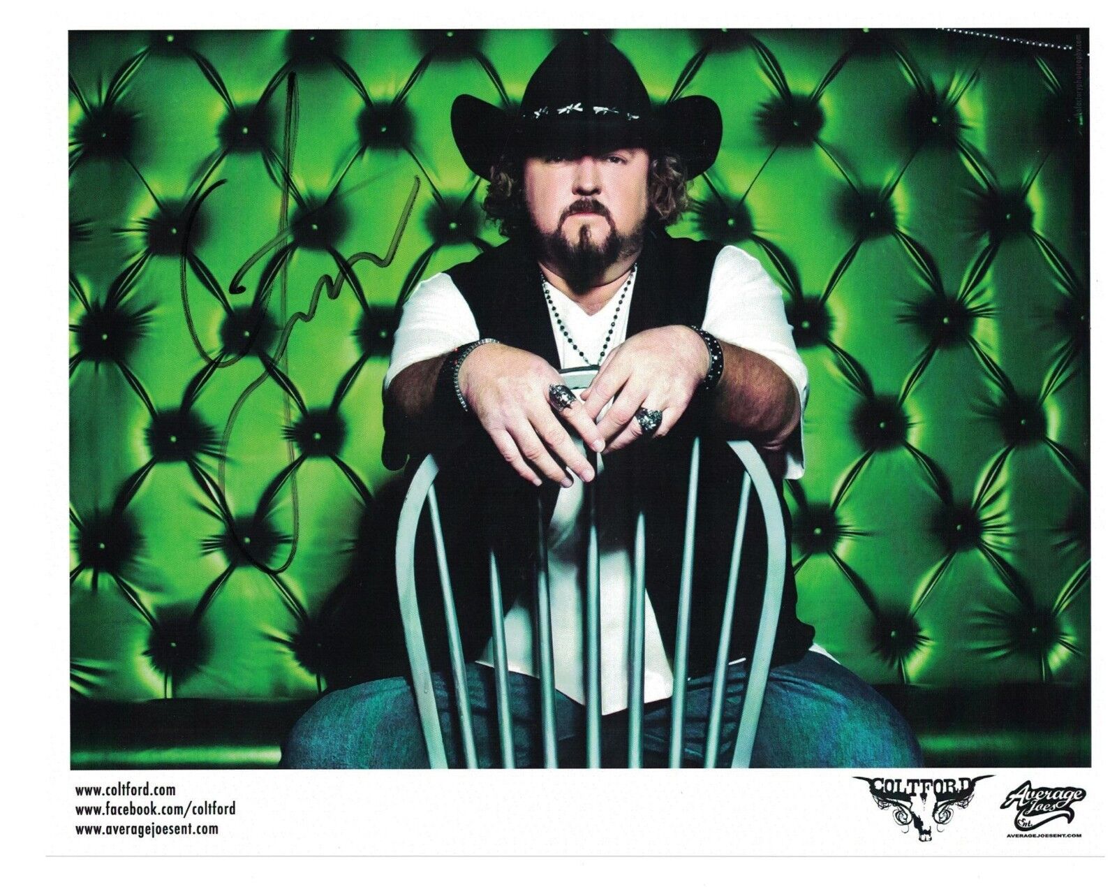 Colt Ford Signed Autographed 8x10 Photo Poster painting Country Music Singer Rapper