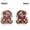 Diamond Painting Acrylic Winter Bear Desktop Diamond Art Kits for Table Decor