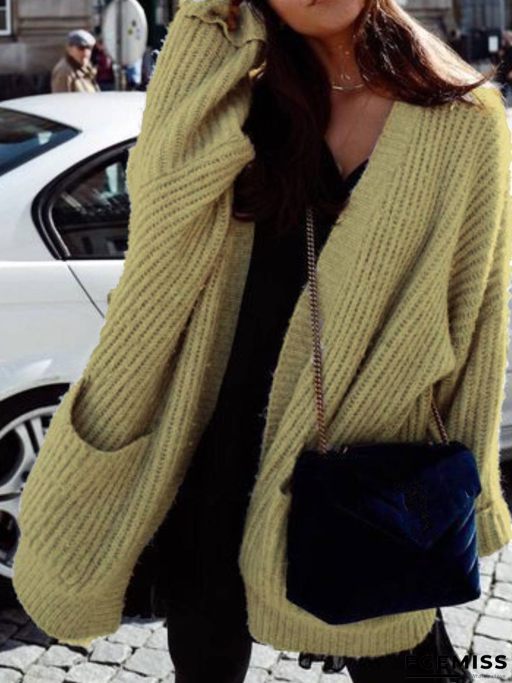 Gray Cocoon Casual Sweater | EGEMISS