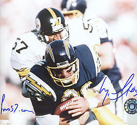 MIKE MERRIWEATHER PITTSBURGH STEELERS SIGNED 8x10