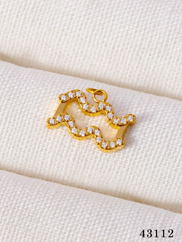 1 Piece 1 Set 304 Stainless Steel Constellation Pendant Chain Jewelry Accessories