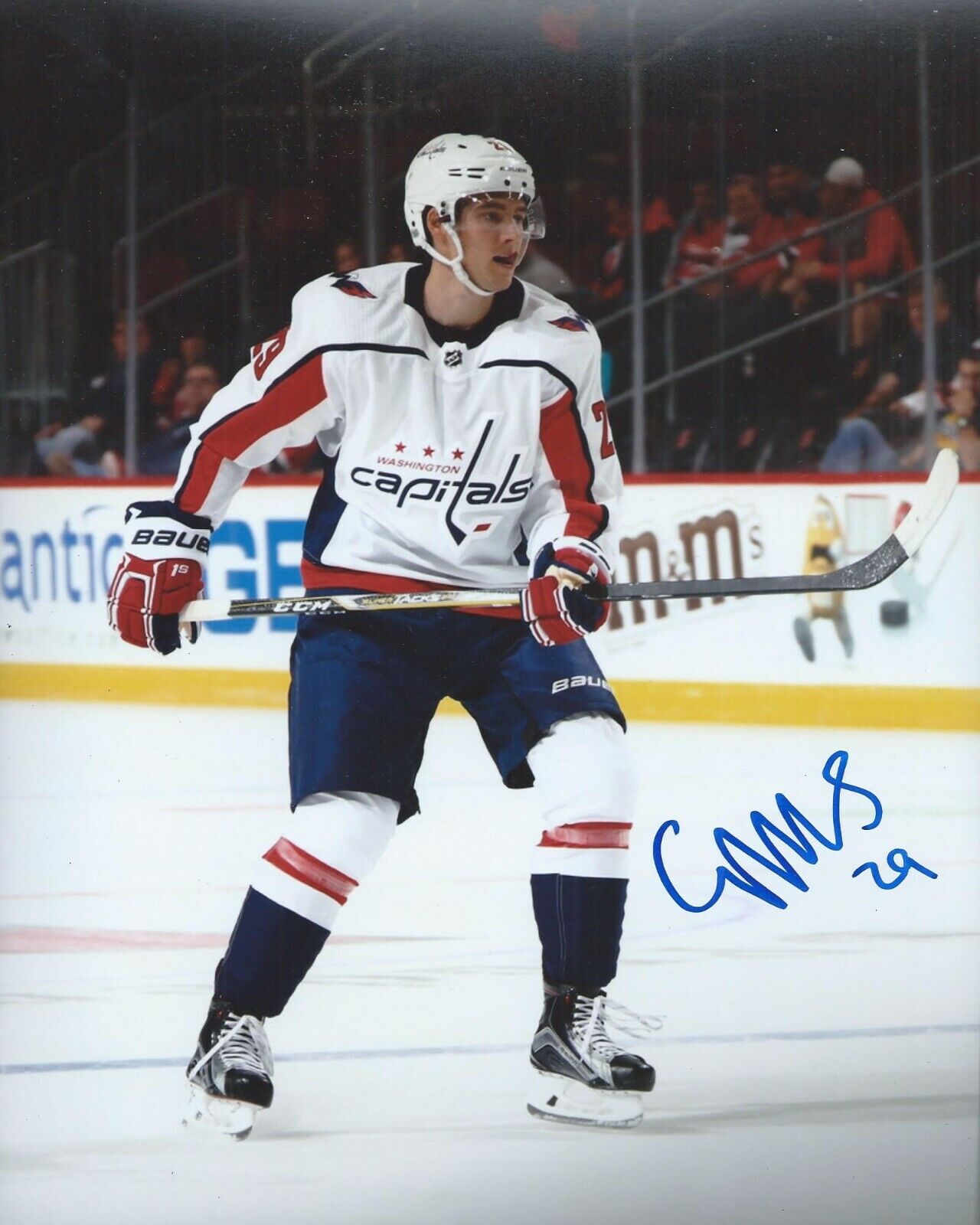 Christian Djoos Signed 8x10 Photo Poster painting Washington Capitals Autographed COA