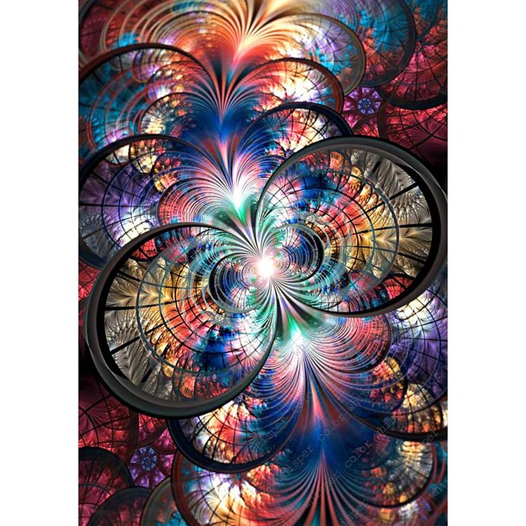 Colorful Flower Full Drill Diamond Painting 40X30CM(Canvas) gbfke