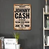 Johnny Cash - Metal Tin Signs(8*12Inch/12*16Inch)