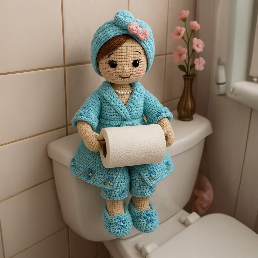 Hand-woven Doll Paper Roll
