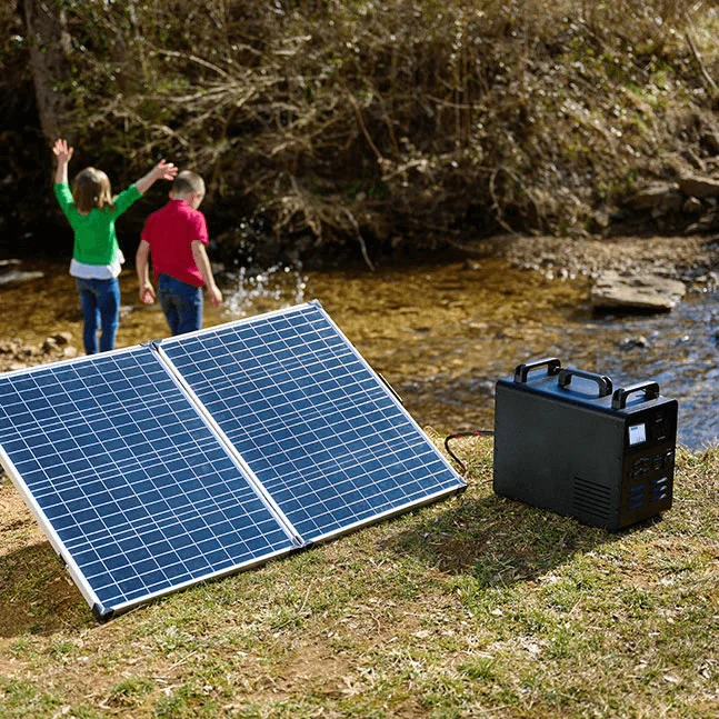 GENERATOR WITH 5000 CHARGE CYCLES &ndash; WITH SOLAR PANELS