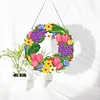 Double-sided Drills DIY Diamond Painting Hanging Flower Wreath Kits