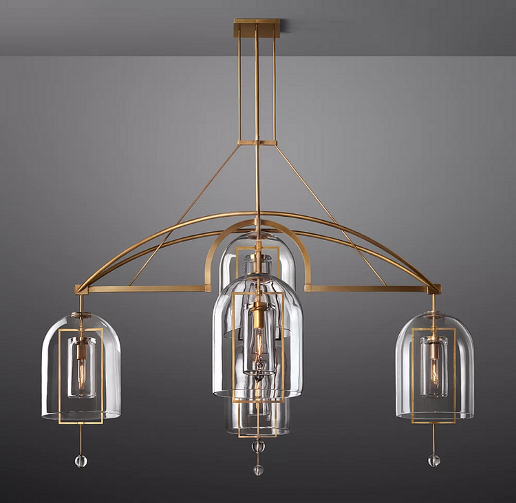 Fulcrum Modern Round Chandelier 73" Vjlight