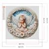 (30*30cm)Sleeping Angel - Round Partial AB Drill Diamond Painting