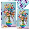 (40*70cm)Flower - Full Round Drill Diamond Painting