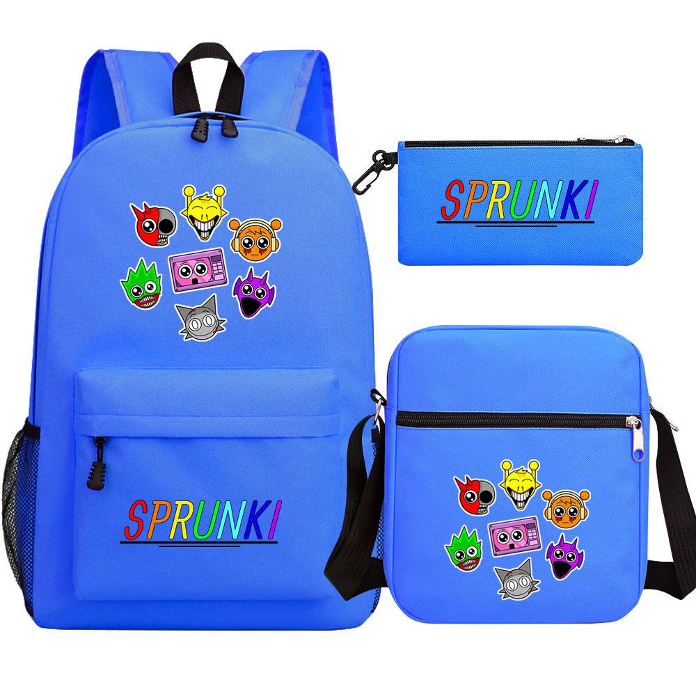 Mayoulove Sprunki Backpack Large Capacity Lightweight Design for School and Outdoor Activities-Mayoulove