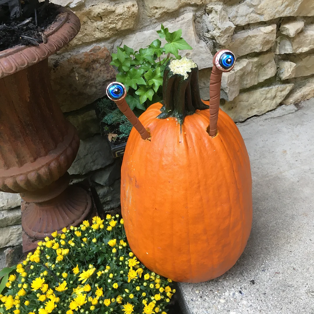 Halloween Eyeball Plant Markers