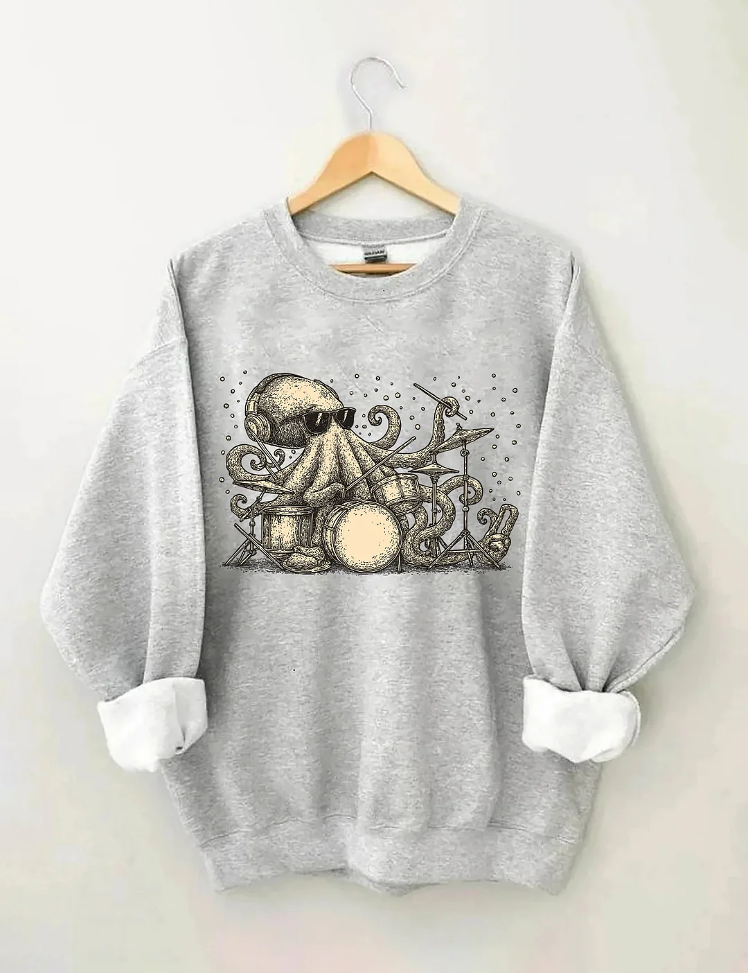 Octopus Drummer Sweatshirt