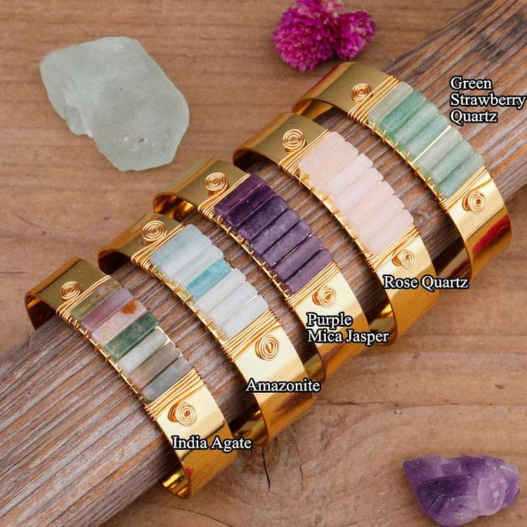 Olivenorma Colored Emperor Stone Chakra Healing Bracelet