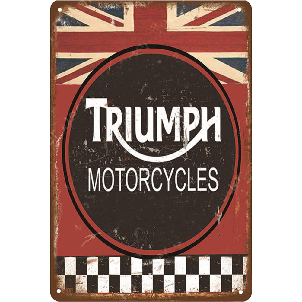 

30*50CM - Round Drill Diamond Painting - Triumph Motorcycles, 501 Original