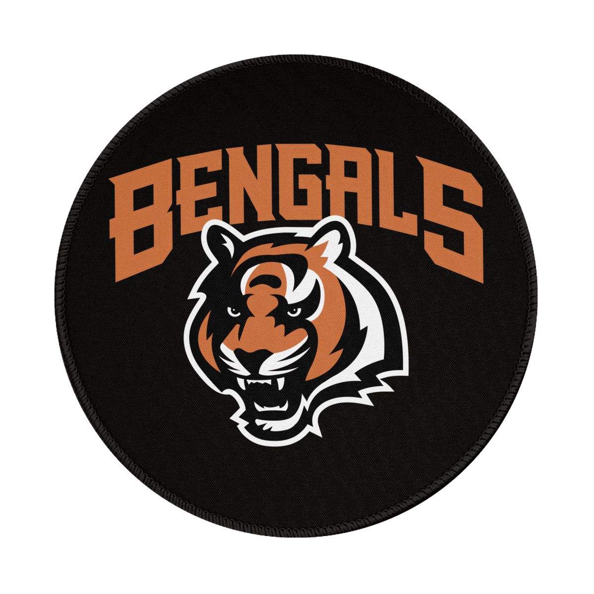 Cincinnati Bengals Logo Non-Slip Rubber Round Mouse Pad