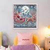 Santa Claus Driving-11CT Stamped Cross Stitch 50*50cm/19.69*19.69in tapestrymarket