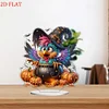 DIY Pumpkin Bird Acrylic Diamond Painting Desktop Ornaments