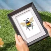 9pcs Mini Square Diamond Painting -Bee