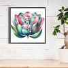 Diamond Painting-DIY Full Square Drill Green Cute Flower Fairy(35*35CM)