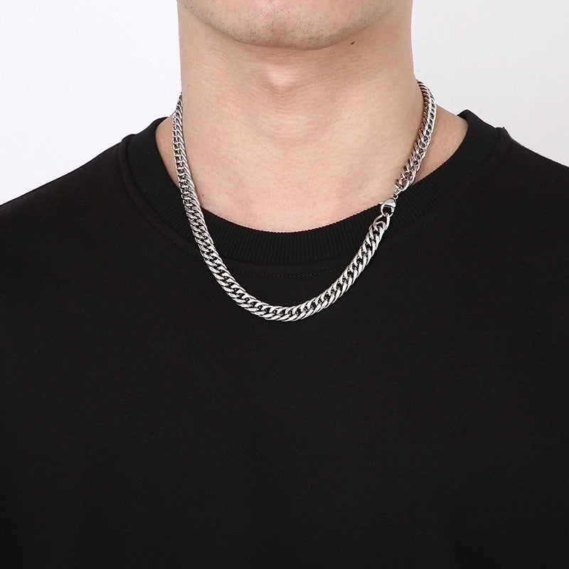 Minimalist Geometric Stainless Steel Unisex Necklace