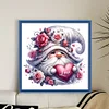 (US Only)Gnome Printed Cross Stitch Kit 40x40cm DIY 11CT Thread Art Needlework Home Decor