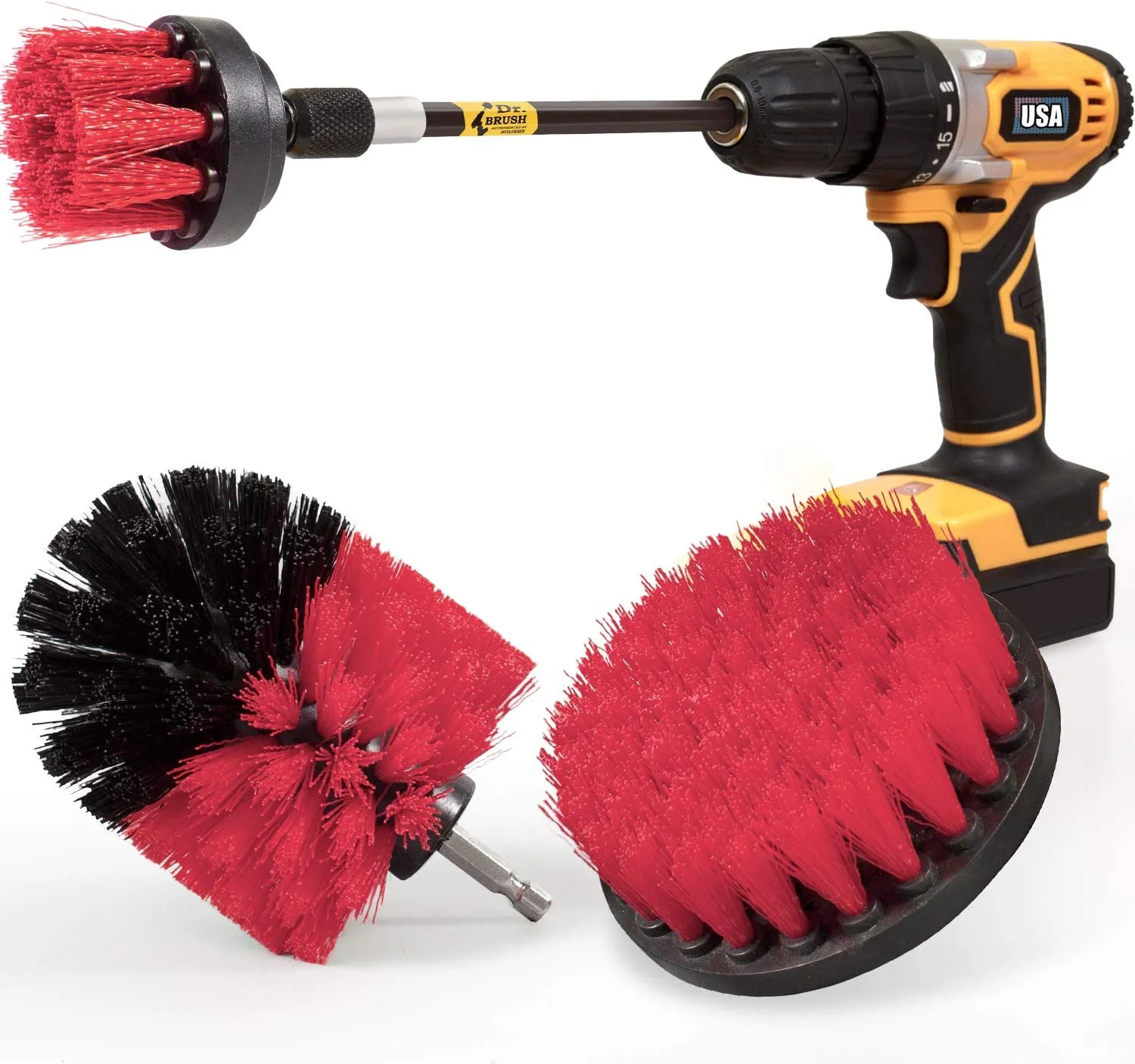 🔥Electric drill brush head Attachments Set (3 PCS) istoy