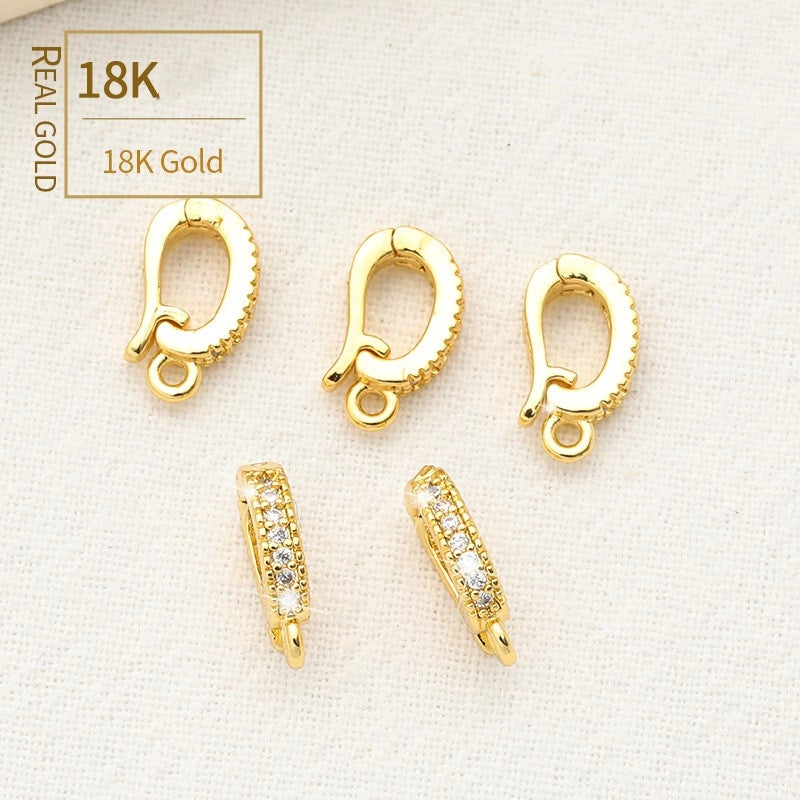 10 PCS/Package Copper Solid Color Pendant