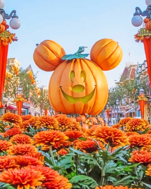 

Mickey Pumpkin – Paint By Numbers - 40*50CM, 501 Original