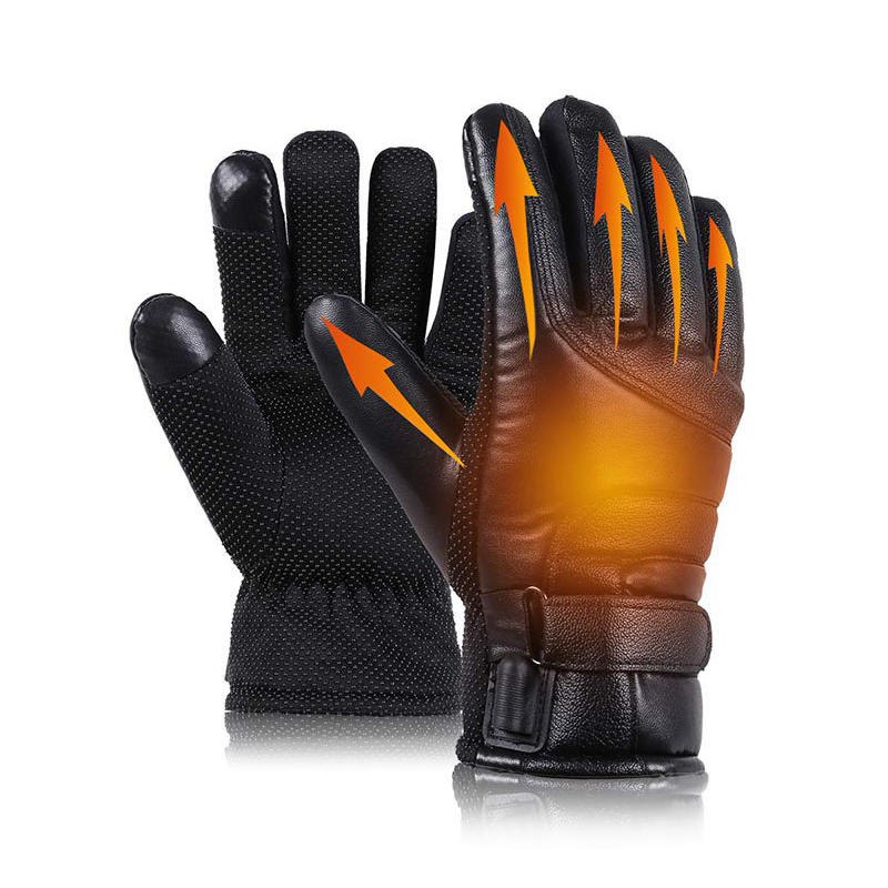 Up To 140°F Electric Waterproof/Snowproof Heated Gloves With Touch Screen Sensor